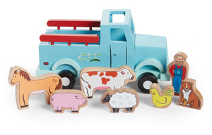 Magnetic Farm Truck Wooden Toy