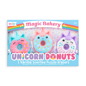 Magic Bakery Unicorn Donuts Erasers
