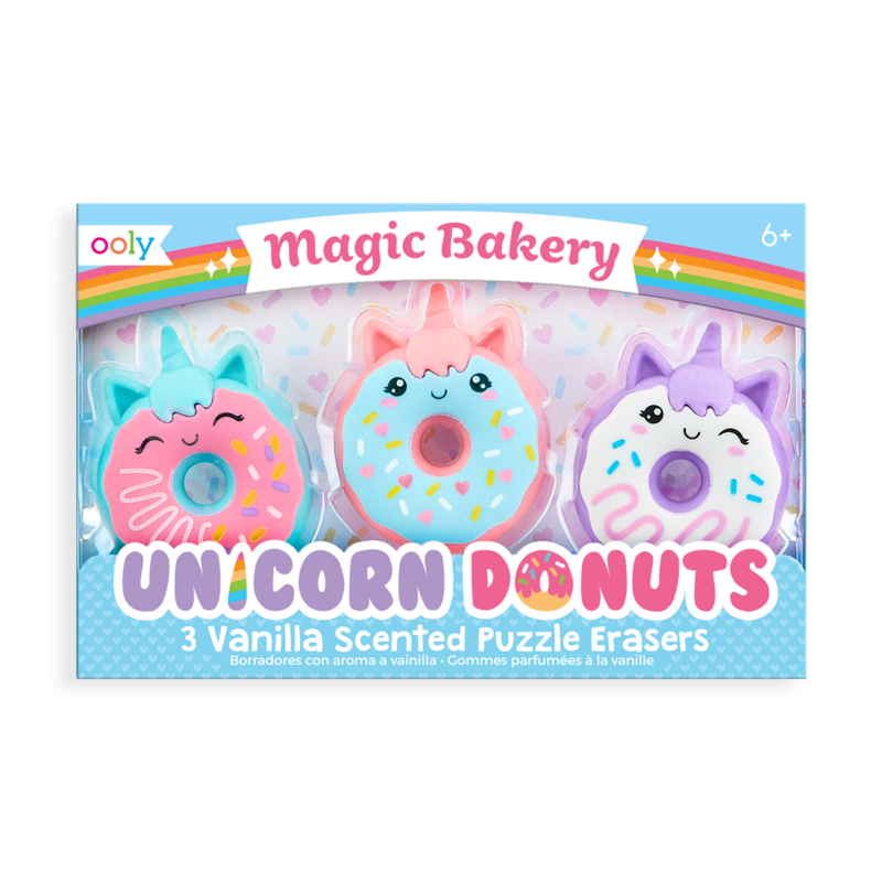 Magic Bakery Unicorn Donuts Erasers