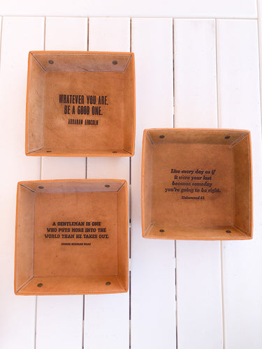Leather Tray - (3 Quotes)