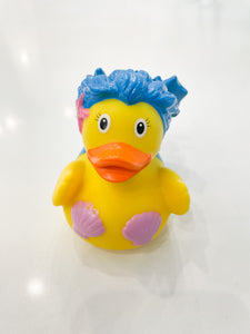 Mermaid Rubber Duck - Blue Hair