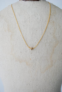 Tiny Pave Diamond Star Necklace