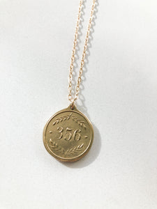 Medium Pendant Necklace Proverbs 3:5-6