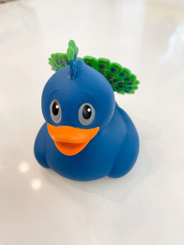 Peacock Rubber Duck