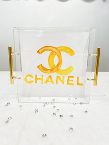 Large Gold Chanel Tray – I Shop 30A