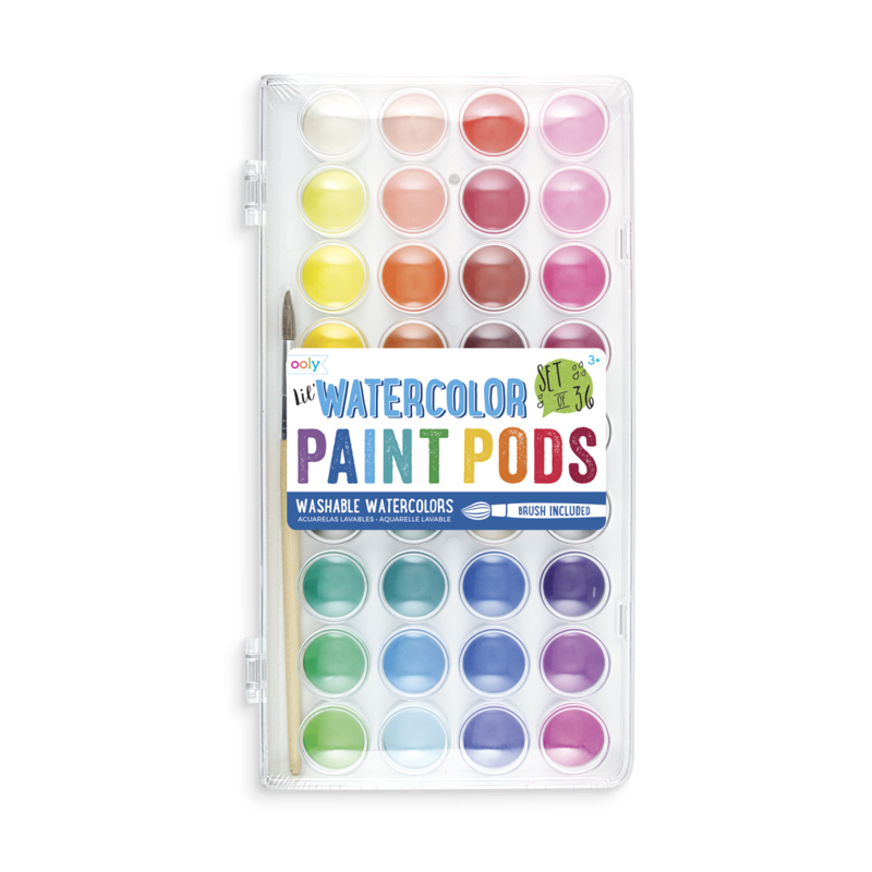 Watercolor Paint Pods