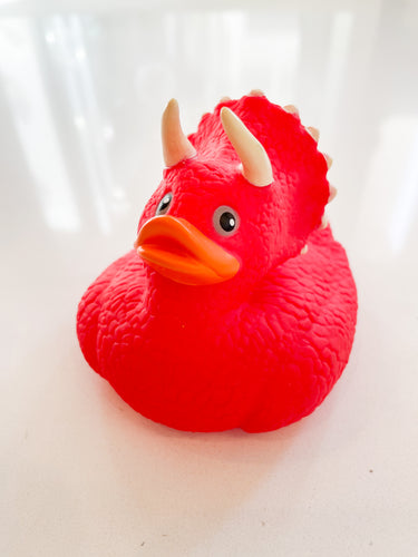 Triceratops Rubber Duck