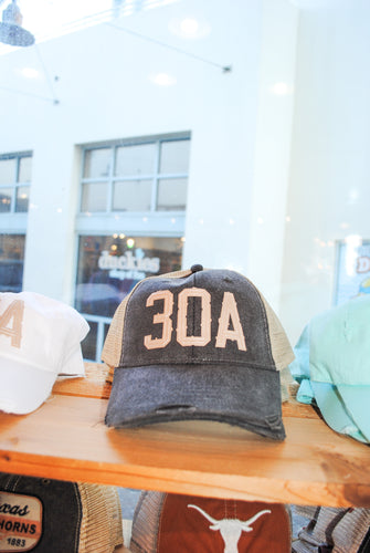 30A Trucker Hat - Black