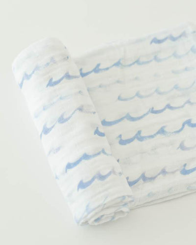 Little Unicorn High Tide Swaddle Blanket