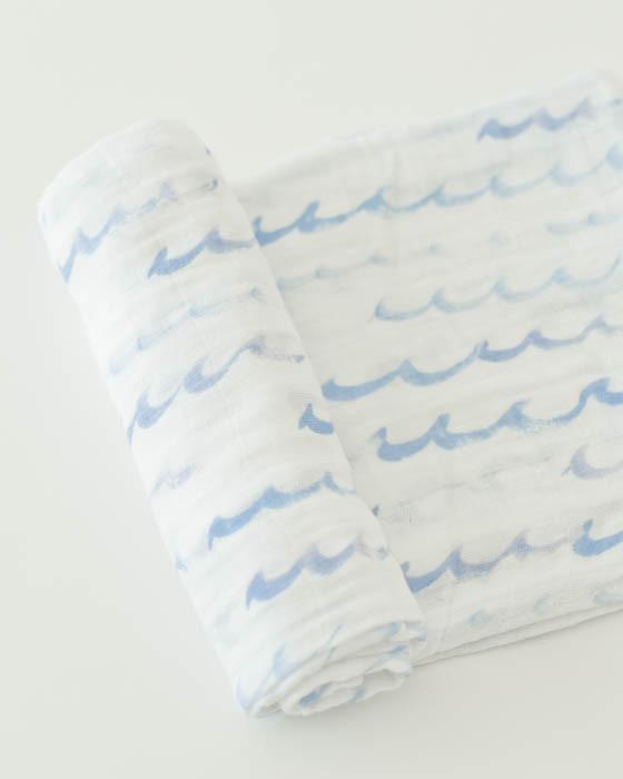 Little Unicorn High Tide Swaddle Blanket